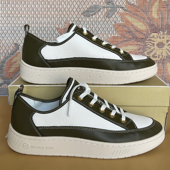 Michael Kors Shoes - MICHAEL KORS
SHEA LACE UP
FAUX LEATHER
49F3SHFSIL
OLIVE
NEW